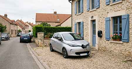 Installation de borne de recharge IRVE
